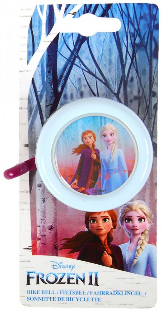 EandL Cycles Clopotel bicicleta EL Disney Frozen metalic compatibil cu majoritatea ghidoanelor sunet puternic
