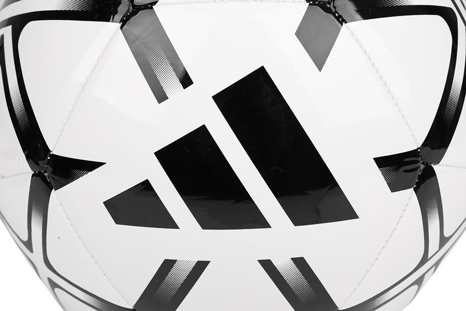 EandL Cycles Mingie de fotbal Adidas Starlancer alb cu negru marimea 5