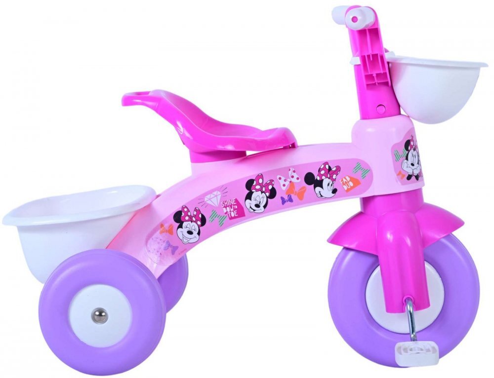 EandL Cycles Tricicleta pentru copii Minnie varsta 1-3 ani cos transport pe ghidon greutate maxima admisa 25 kg