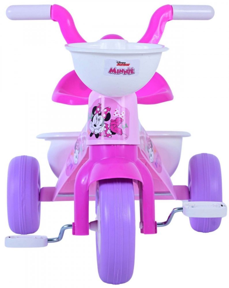 EandL Cycles Tricicleta pentru copii Minnie varsta 1-3 ani cos transport pe ghidon greutate maxima admisa 25 kg