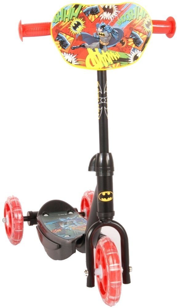 EandL Cycles Trotineta pentru copii EL Batman cu trei roti pentru copii 2-6 ani greutate maxima 20 kg