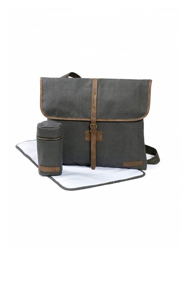 East Coast Geanta Unisex pentru Scutece Satchel Silver Cloud