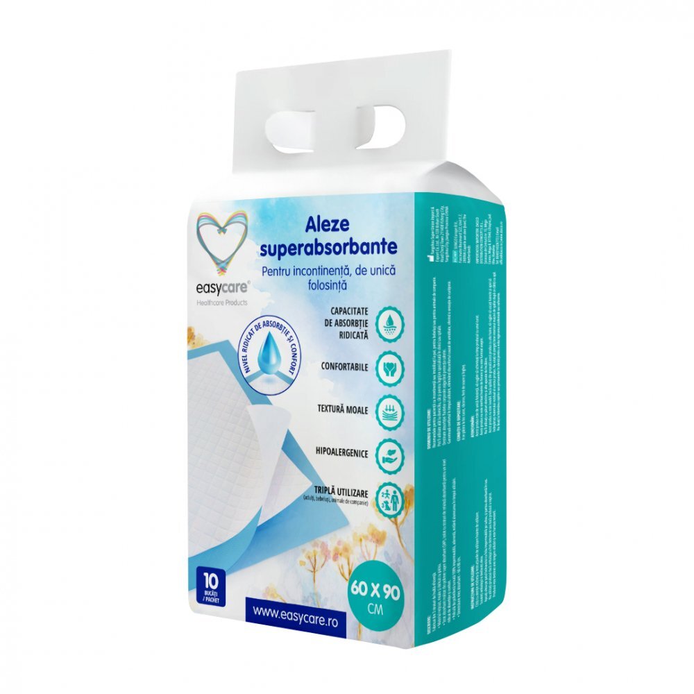 EASYCARE Aleze incontinenta 60x90cm 10 buc