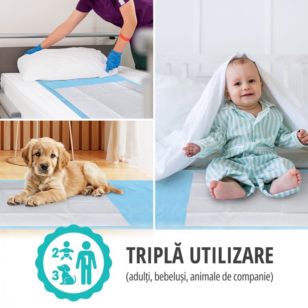 EASYCARE Aleze incontinenta 80x180 cm 10 bucati