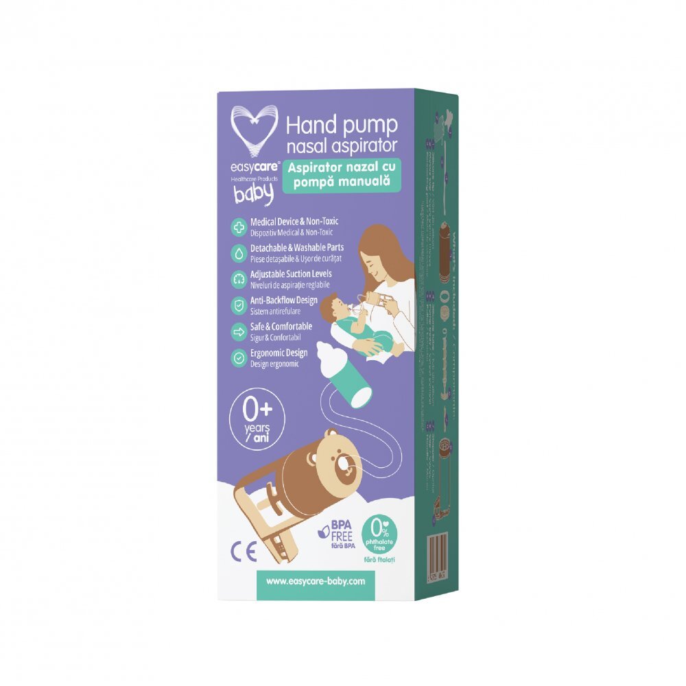 EASYCARE BABY Aspirator nazal cu pompa manuala