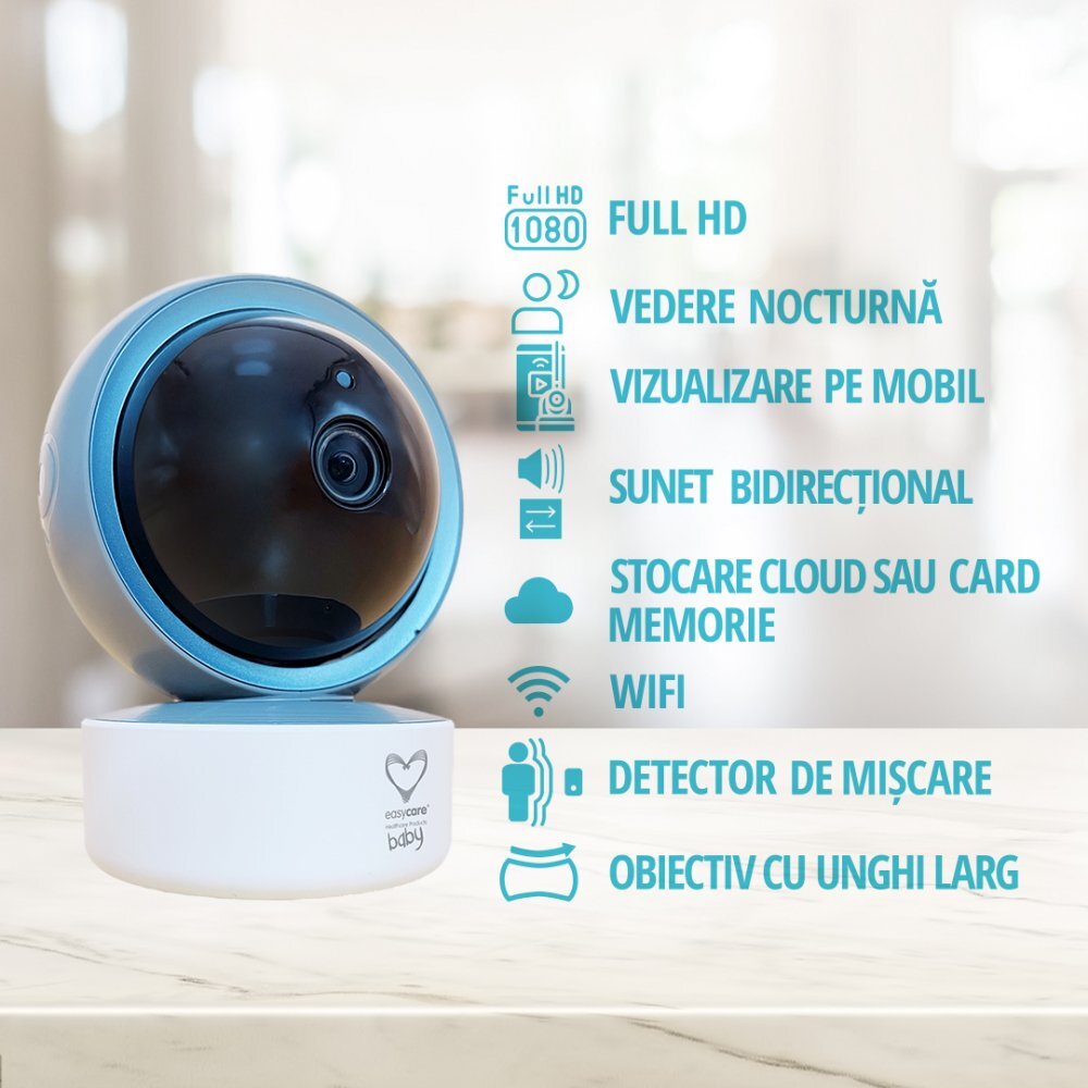 EASYCARE BABY Camera Video WiFi Smart pentru supraveghere