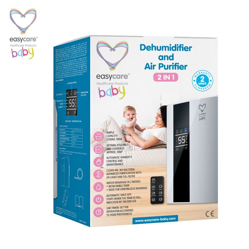 EASYCARE BABY Dezumidificator si purificator de aer 2 in 1