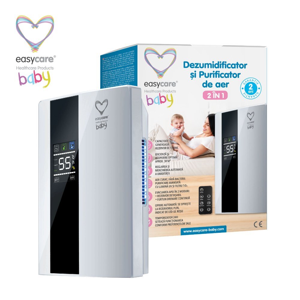 EASYCARE BABY Dezumidificator si purificator de aer 2 in 1