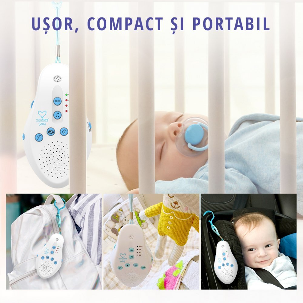 EASYCARE BABY Emitator sunete albe 4 in 1
