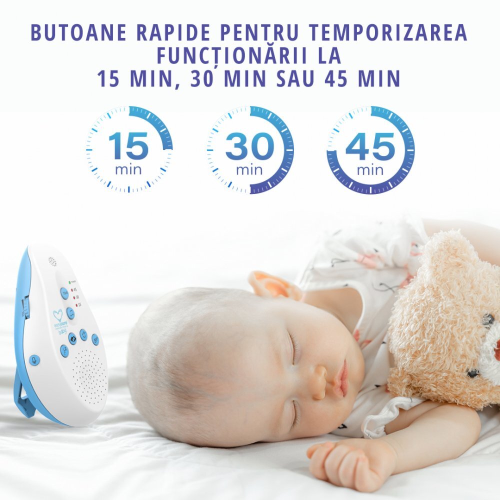 EASYCARE BABY Emitator sunete albe 4 in 1