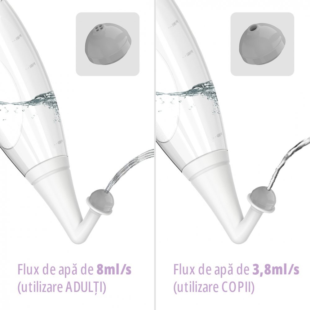 EASYCARE BABY Irigator nazal 2 in 1 pentru copii si adulti 400 ml