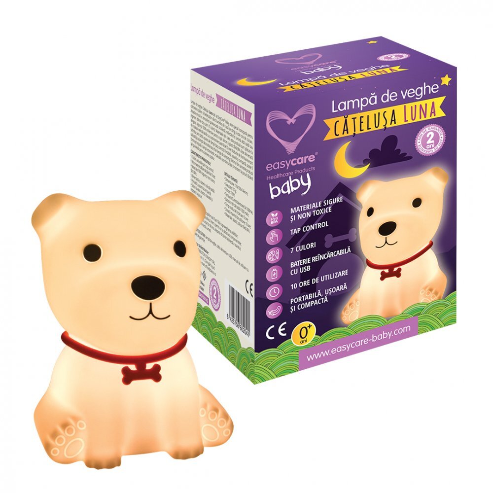 EASYCARE BABY Lampa de veghe catelusa Luna