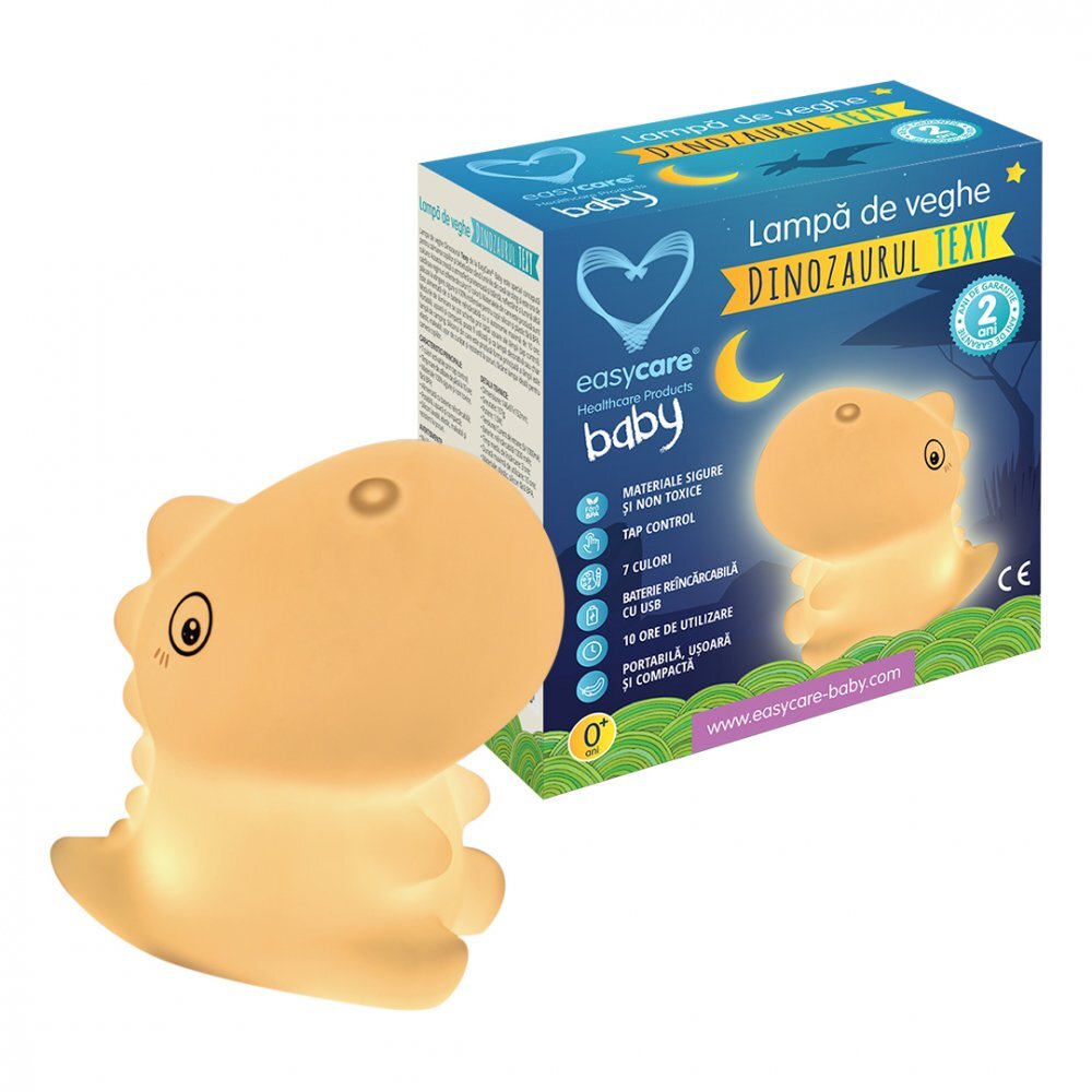 EASYCARE BABY Lampa de veghe dinozaurul Texy