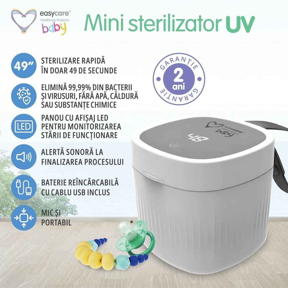 EASYCARE BABY Mini sterilizator UV portabil