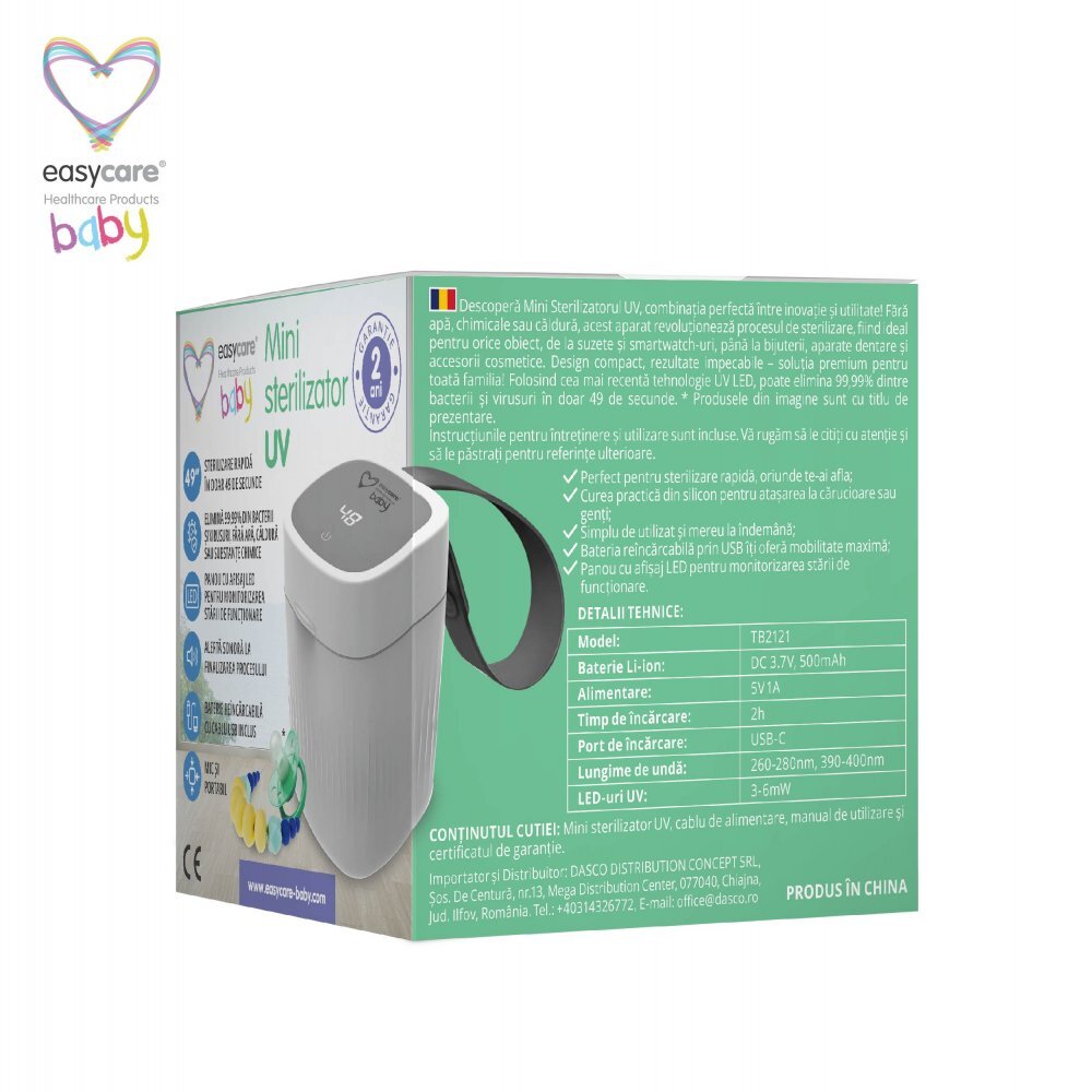 EASYCARE BABY Mini sterilizator UV portabil