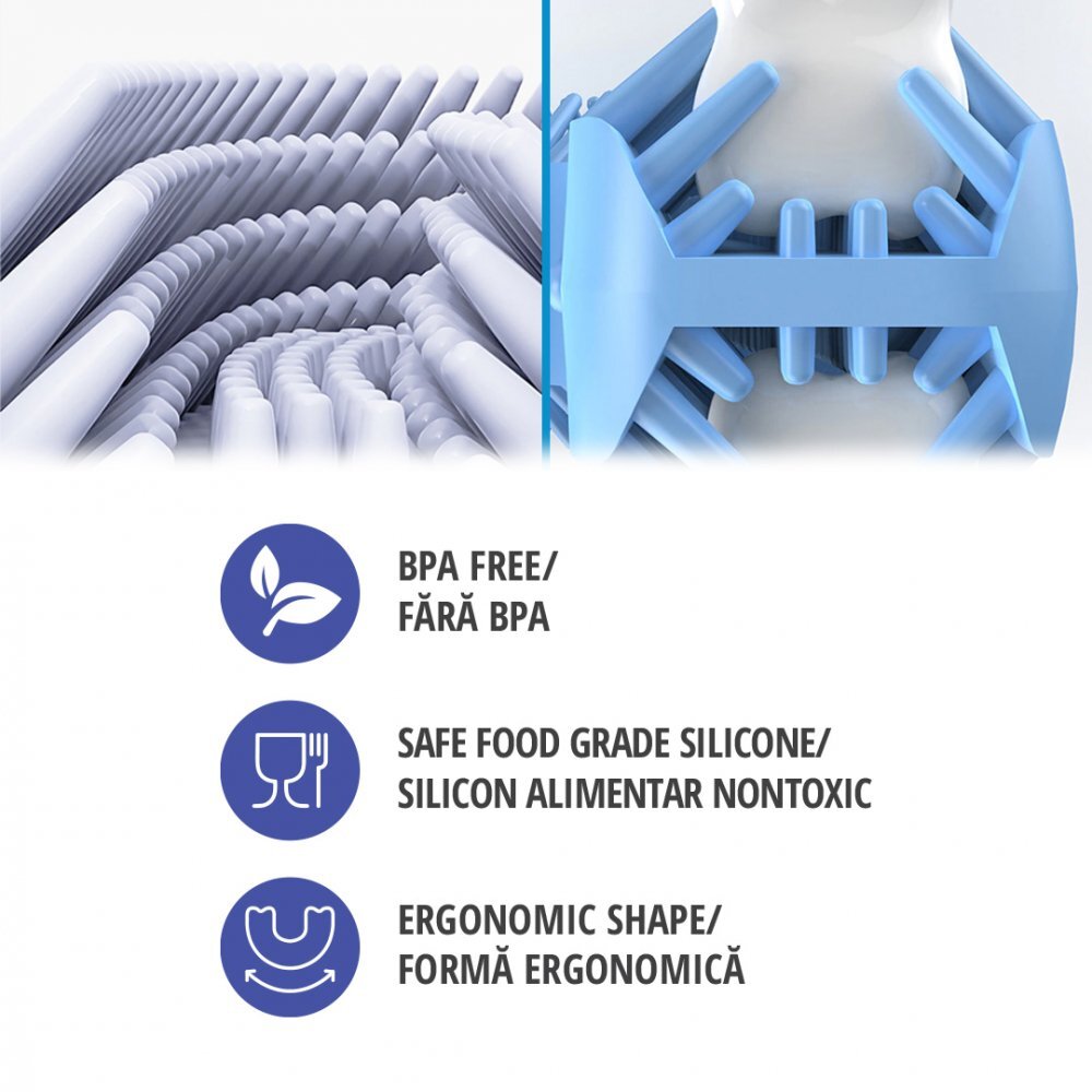 EASYCARE BABY Periuta dinti din silicon pentru copii si bebelusi 360