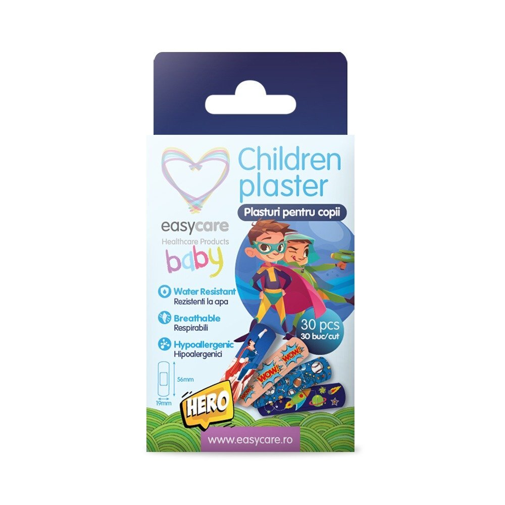 EASYCARE BABY Plasturi pentru copii Easycare Hero 30buccutie