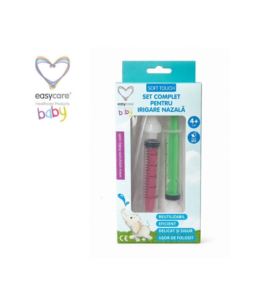 EASYCARE BABY Set complet pentru irigare nazala Soft Touch