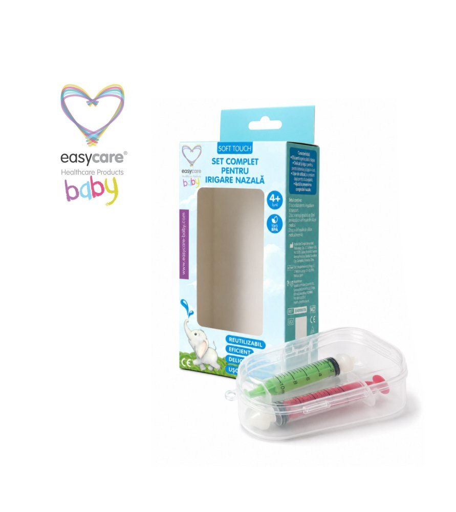 EASYCARE BABY Set complet pentru irigare nazala Soft Touch