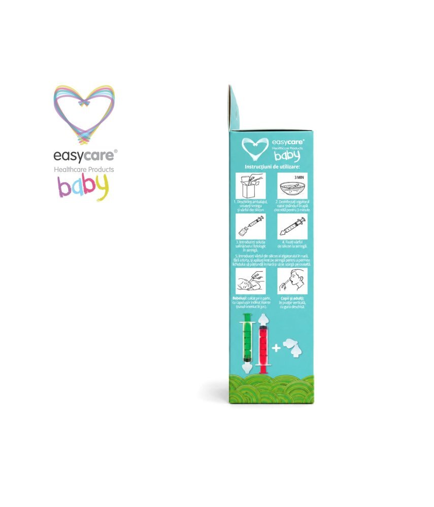 EASYCARE BABY Set complet pentru irigare nazala Soft Touch