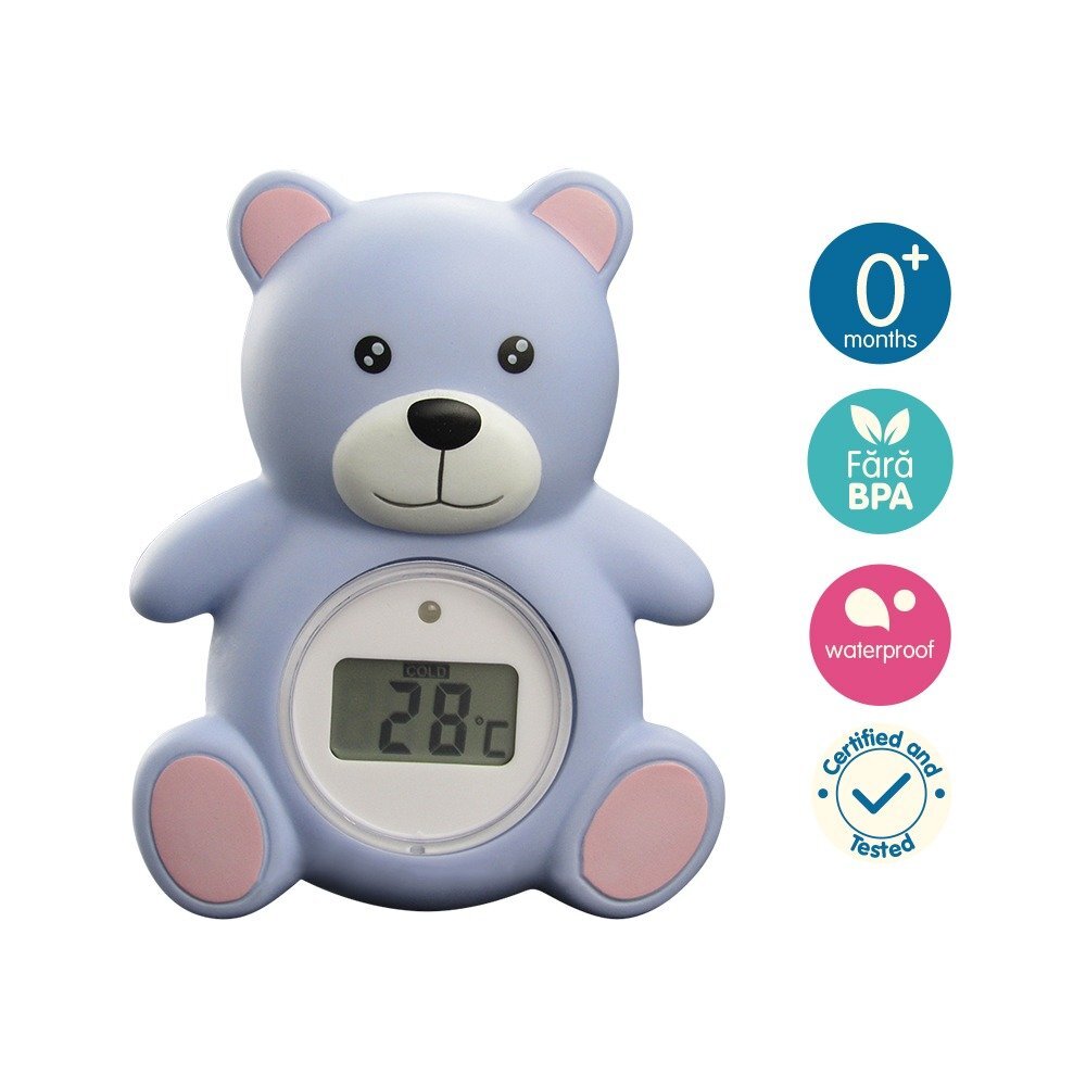 EASYCARE BABY Termometru de baie digital 2 in 1 ursulet