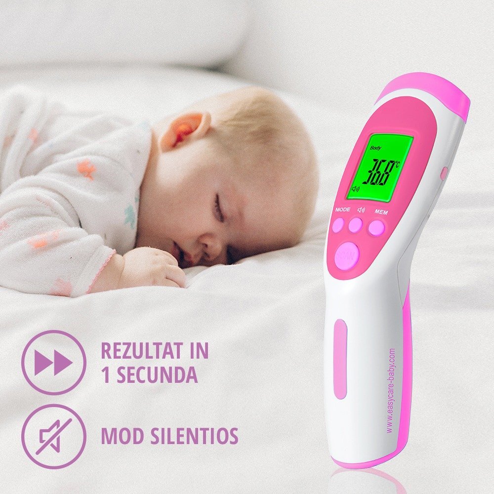 EASYCARE BABY Termometru non contact multifunctional 6in1 cu infrarosu