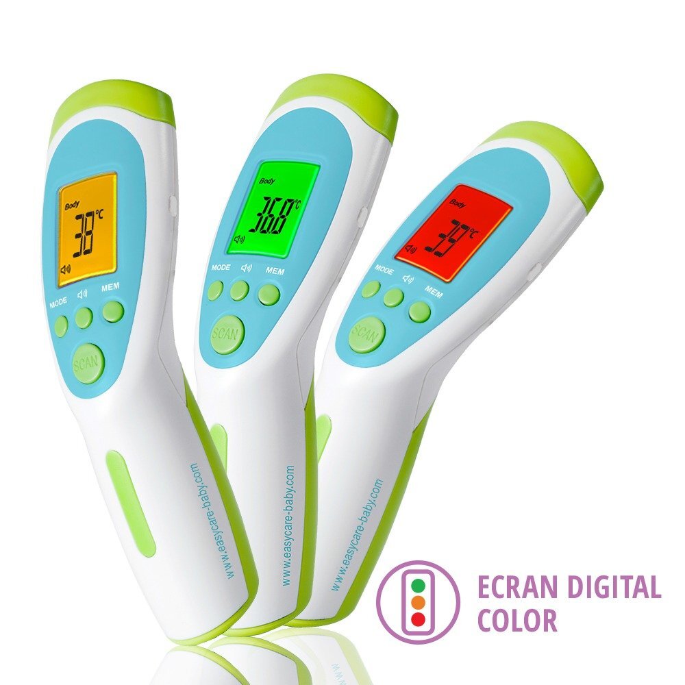EASYCARE BABY Termometru noncontact multifunctional 6in1 cu infrarosu albastru