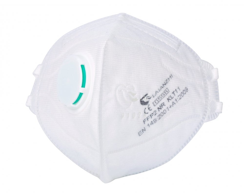 EASYCARE Masca protectie tip FFP2 cu valva model KLT11 alba 1 buc
