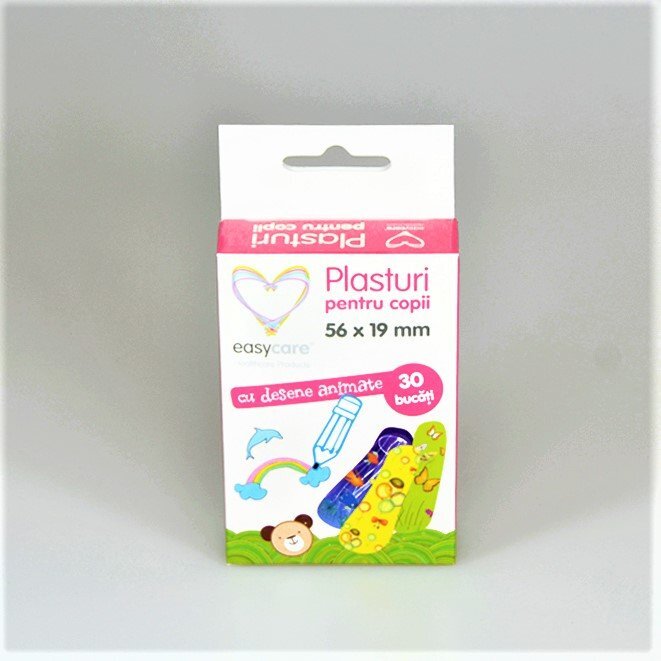EASYCARE Plasturi pentru copii cu figurine 56x19mm 30buccutie