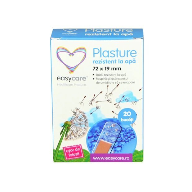 EASYCARE Plasturi rezistenti la apa 72x19 mm 20 buccut
