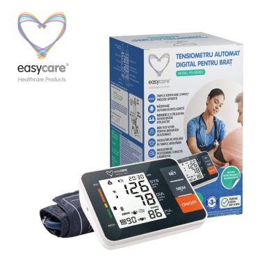 EASYCARE Tensiometru digital automat de brat PG-800B11 cu baterie reincarcabila incorporata