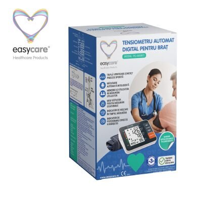 EASYCARE Tensiometru digital automat de brat PG-800B11 cu baterie reincarcabila incorporata