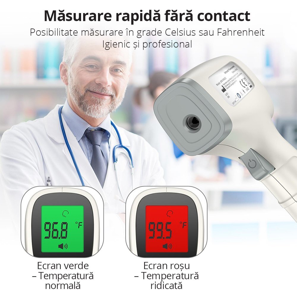 EASYCARE Termometru cu infrarosu non contact model FR 202 Jumper
