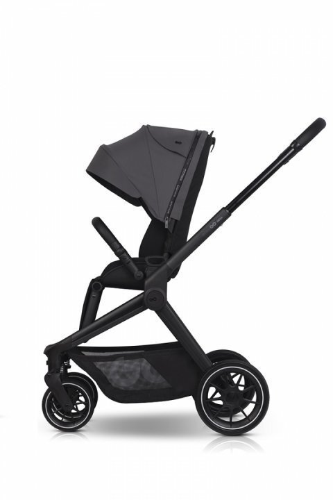easyGO Carucior 2 in 1 pentru copii Easy Go Reva Cloud Gray pana la 22 kg piese reversibile copertina XXL accesorii incluse