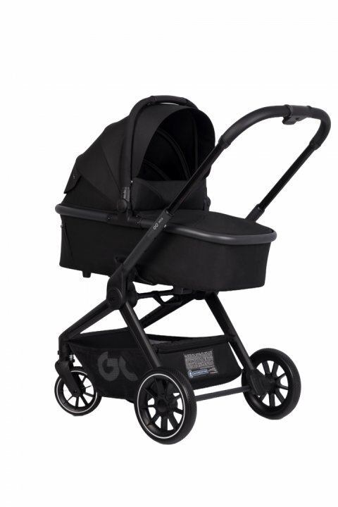 easyGO Carucior 2 in 1 pentru copii Easy Go Reva EbonyBlack pana la 22 kg piese reversibile copertina XXL accesorii incluse