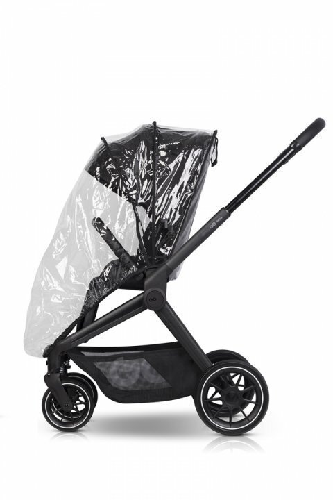 easyGO Carucior 2 in 1 pentru copii Easy Go Reva EbonyBlack pana la 22 kg piese reversibile copertina XXL accesorii incluse