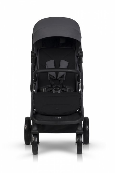 easyGO Carucior 2 in 1 pentru copii Easy Go Zoya Cloud cu pliere automata Dual Fold pana la 22 kg copertina XXL pozitie de somn si spatar inalt