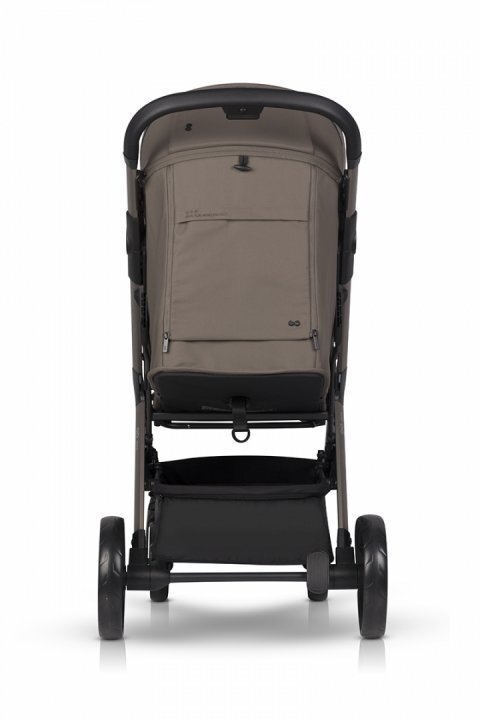easyGO Carucior 2 in 1 pentru copii Easy Go Zoya Mokka cu pliere automata Dual Fold pana la 22 kg copertina XXL pozitie de somn si spatar inalt