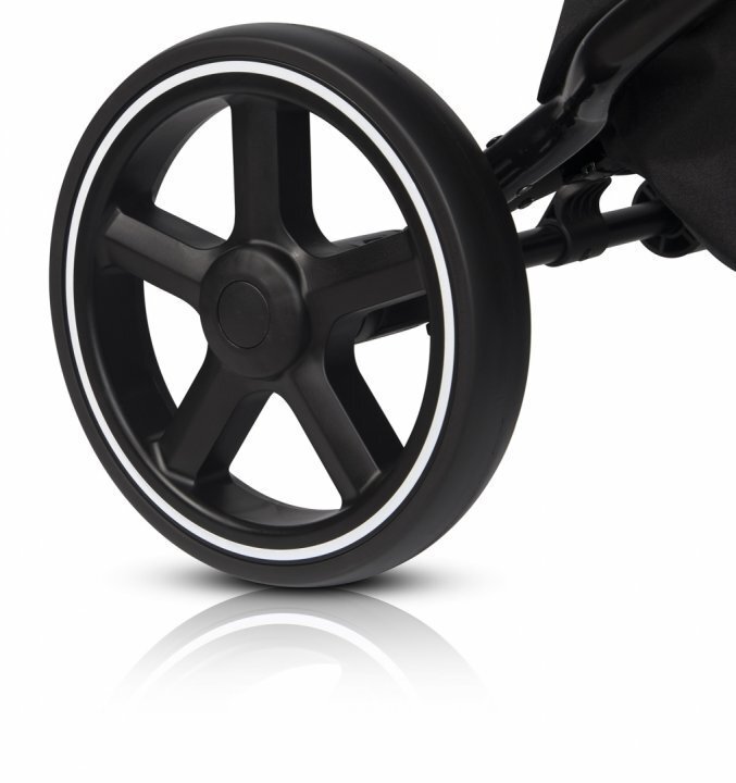 easyGO Carucior pentru gemeni Echo ultrapliabil cu suspensii spatar si suport picioare reglabile usor si manevrabil omologat EN1888 accesorii incluse Cloud Gray