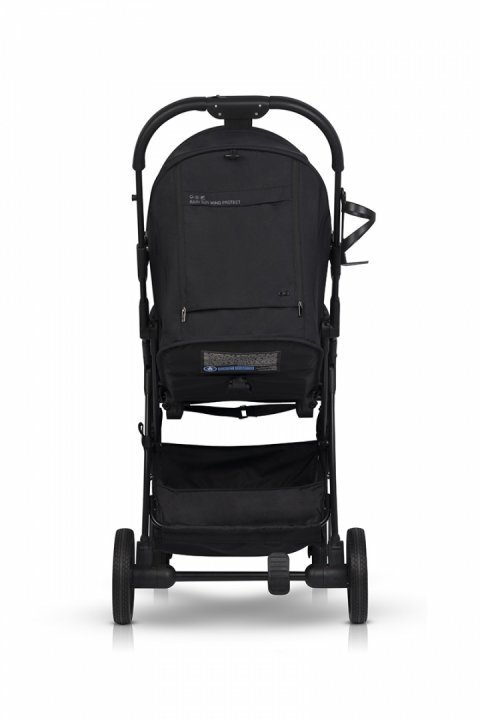 easyGO Carucior sport pentru copii dual fold Faro certificat pana la 22 kg accesorii si geanta transport incluse Ebony Black