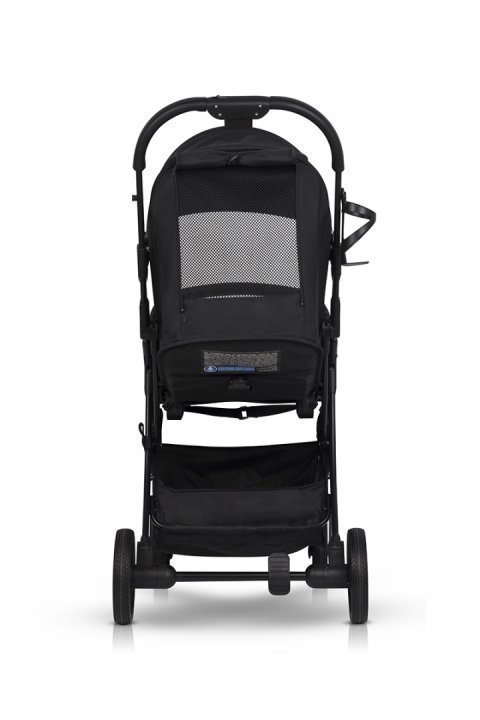 easyGO Carucior sport pentru copii dual fold Faro certificat pana la 22 kg accesorii si geanta transport incluse Ebony Black