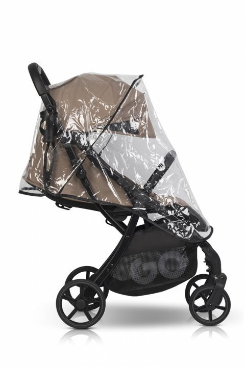easyGO Carucior sport pentru copii dual fold Faro certificat pana la 22 kg accesorii si geanta transport incluse Savana Beige