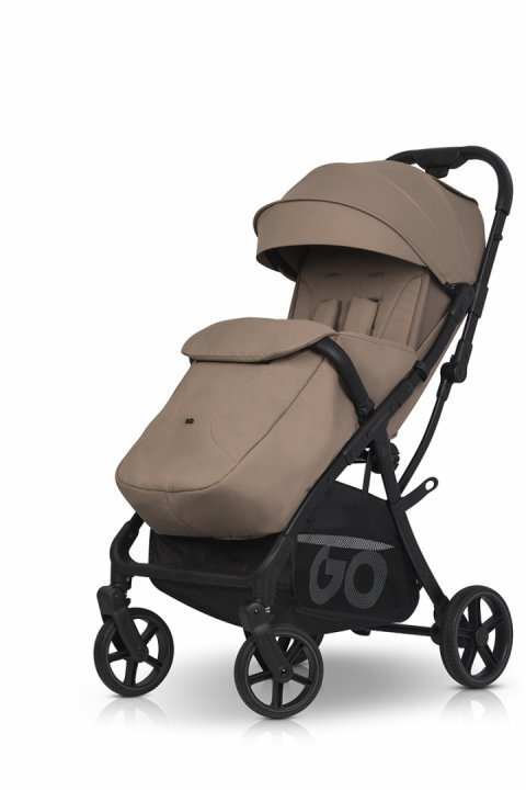 easyGO Carucior sport pentru copii dual fold Faro certificat pana la 22 kg accesorii si geanta transport incluse Savana Beige