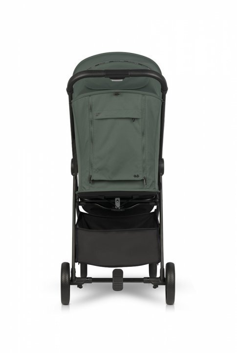 easyGO Carucior sport pliabil cu o singura mana Simple Sage Green copertina XXL husa picioruse suspensii pana la 22 kg