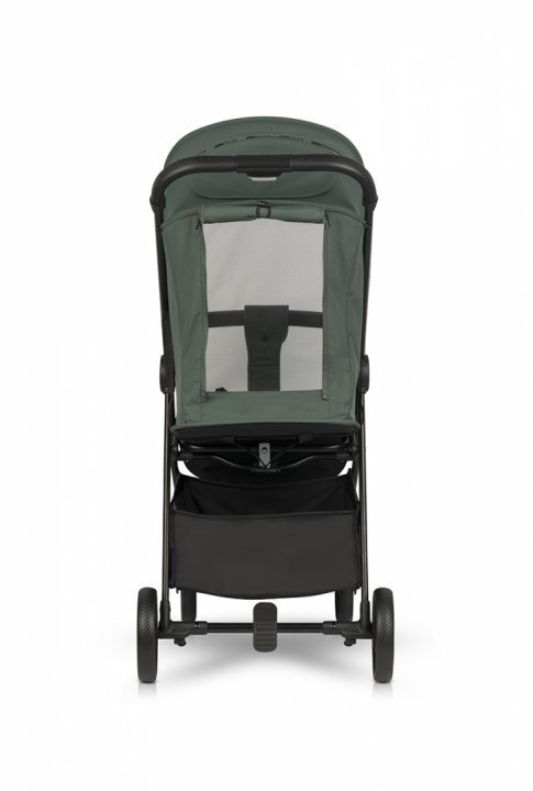 easyGO Carucior sport pliabil cu o singura mana Simple Sage Green copertina XXL husa picioruse suspensii pana la 22 kg