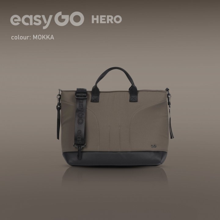easyGO Geanta maternitate cu prindere universala pentru carucior Mamma Bag Mokka
