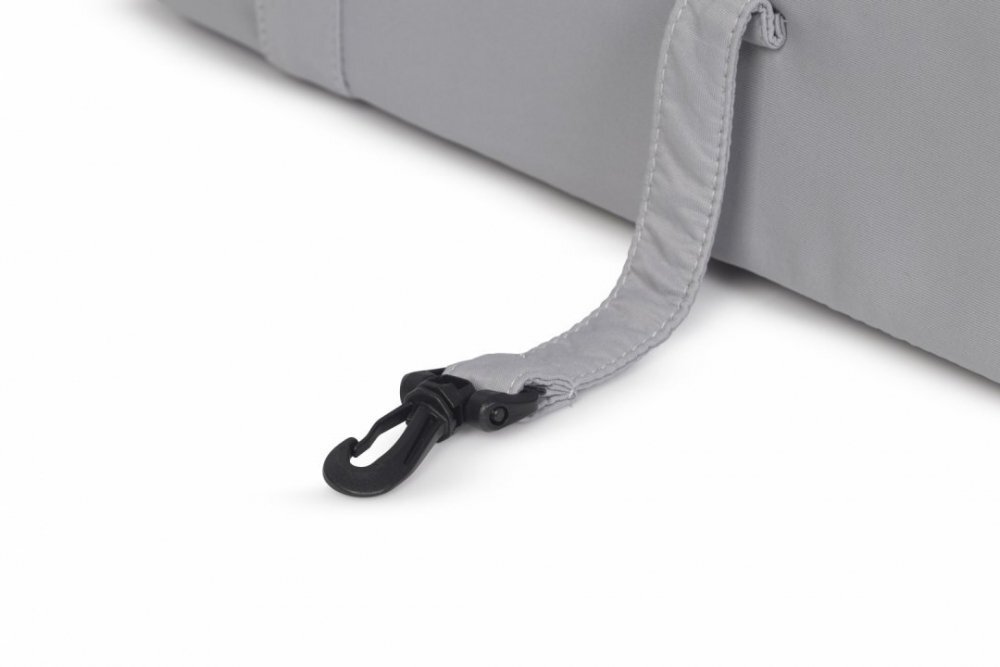 easyGO Port bebe Easy Go Echo Carrier cu intaritura si manere pentru transport cu husa de picioruse si capotina dimensiune 75 x 30 x 20 cm Cloud Gray