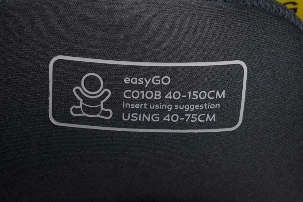 easyGO Scaun auto pentru copii Buz Pro Body Granito 40-150 cm i-Size parte a setului 2 in 1 cu scaunul auto Buz Pro