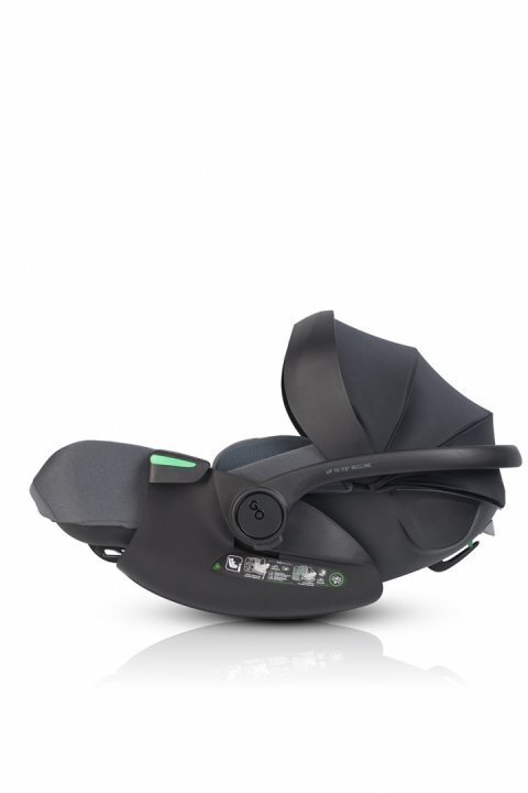 easyGO Set scoica auto reclinabila si baza isofix rotativa Buz XTD Pro Granito i-Size omologat R129 pentru copii de 40-87 cm