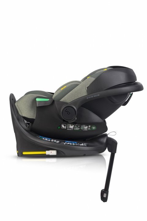 easyGO Set scoica auto reclinabila si baza isofix rotativa Buz XTD Pro Greener i-Size omologat R129 pentru copii de 40-87 cm
